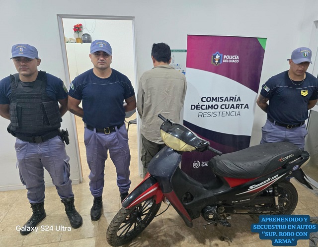 RESISTENCIA: Detenido Por Supuesto Robo A Mano Armada