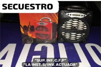 RESISTENCIA:  Causaba Un Desorden En La Vía Pública, Tenía Un Parlante De Dudosa Procedencia