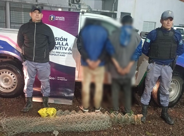 RESISTENCIA: Demoran A Dos Hombres Con Materiales De Dudosa Procedencia
