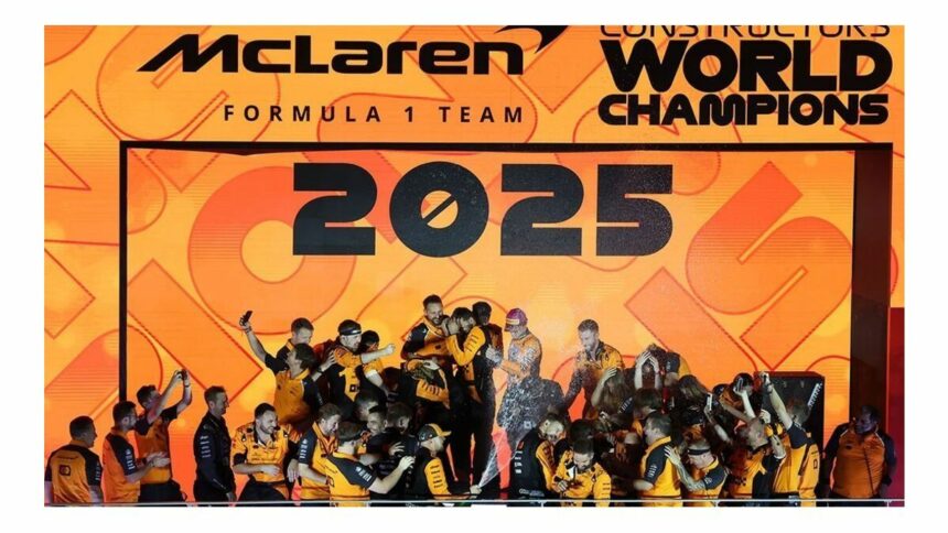McLaren se quedó con el campeonato de Constructores de Fórmula 1 por segunda vez consecutiva