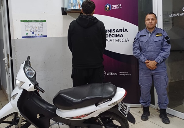 RESISTENCIA: Secuestran Una Motocicleta Con Pedido Activo