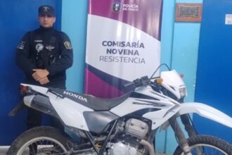 CHACO: Secuestran Una Motocicleta Con Pedido Activo Por Hurto Y Demoran A Su Conductor