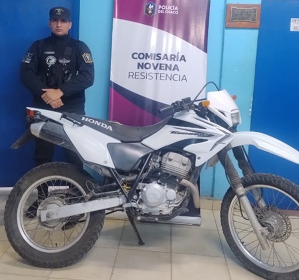 CHACO: Secuestran Una Motocicleta Con Pedido Activo Por Hurto Y Demoran A Su Conductor