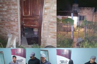 CHACO: Fueron Sorprendidos Saliendo De Una Vivienda: Recuperaron Un Inodoro