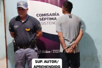 RESISTENCIA:   Fue Sorprendido Tras Con Una Bomba De Agua Sustraída De Una Vivienda