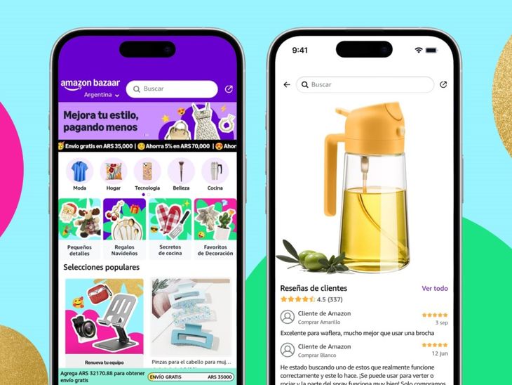 Cómo descargar y usar Amazon Bazaar, la nueva aplicación de compras que llegó a la Argentina