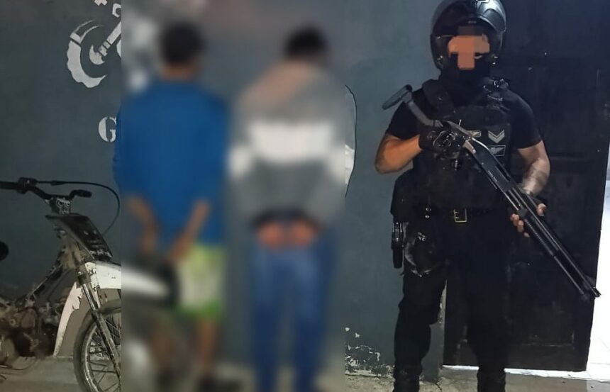 QUITILIPI: Demorados En Un Control Motorizado: Tenían Una Réplica De Arma