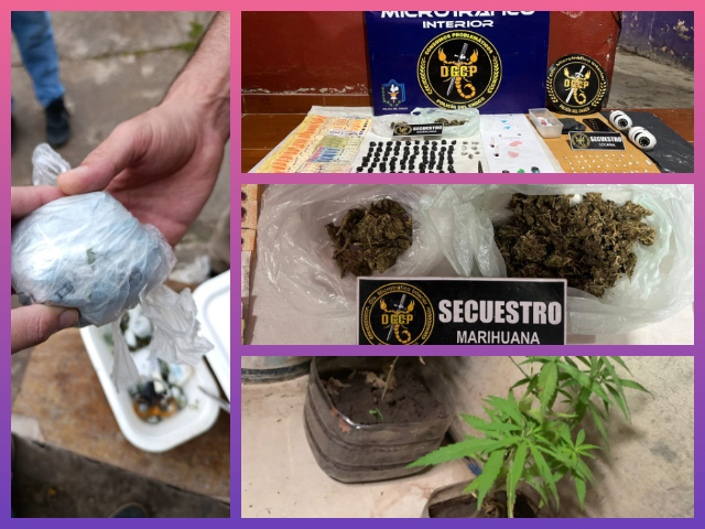 SÁENZ PEÑA: Allanamiento Antidrogas Termina Con Un Detenido Y Más De 300 Gramos De Marihuana Secuestrada