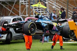 Accidente de Franco Colapinto en el GP de Brasil: abandonó la Sprint tras un despiste múltiple