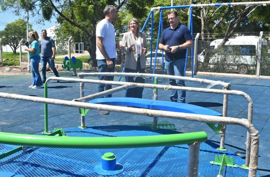 Barranqueras: El Gobierno Provincial Avanza En La última Etapa De La Nueva “plaza De La Inclusión”
