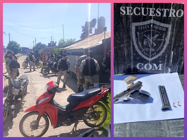 RESISTENCIA: Demorados Por El C.O.M: Tenían Un Arma De Fuego