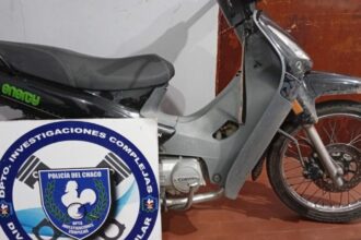 RESISTENCIA: Recuperaron Una Motocicleta Buscada Por Supuesto Hurto