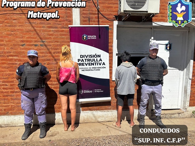 RESISTENCIA: Tres Personas Demoradas Por Desorden En La Vía Pública
