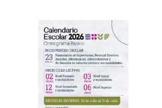 Educación Estableció El Calendario Escolar Básico 2026: El 2 De Marzo Se Iniciará El Ciclo Lectivo En El Chaco