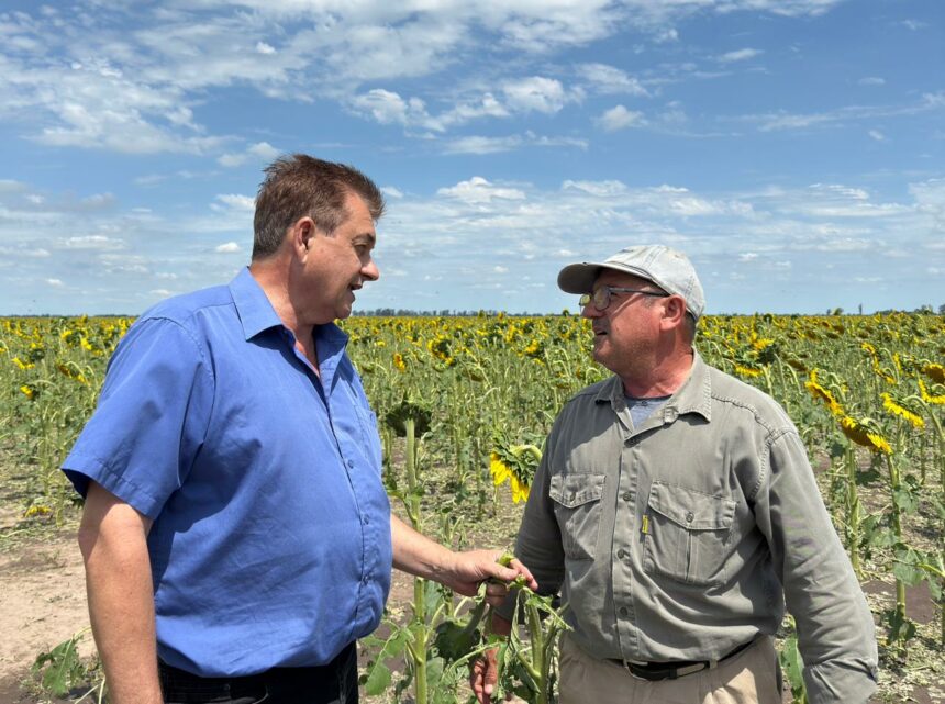 El Ministerio De La Producción Relevó Los Daños Por La Tormenta En Hermoso Campo Y En Mesón De Fierro