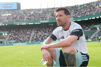 El posteo de Messi en las redes tras el multitudinario entrenamiento de la Selección en España: “Me emociona”