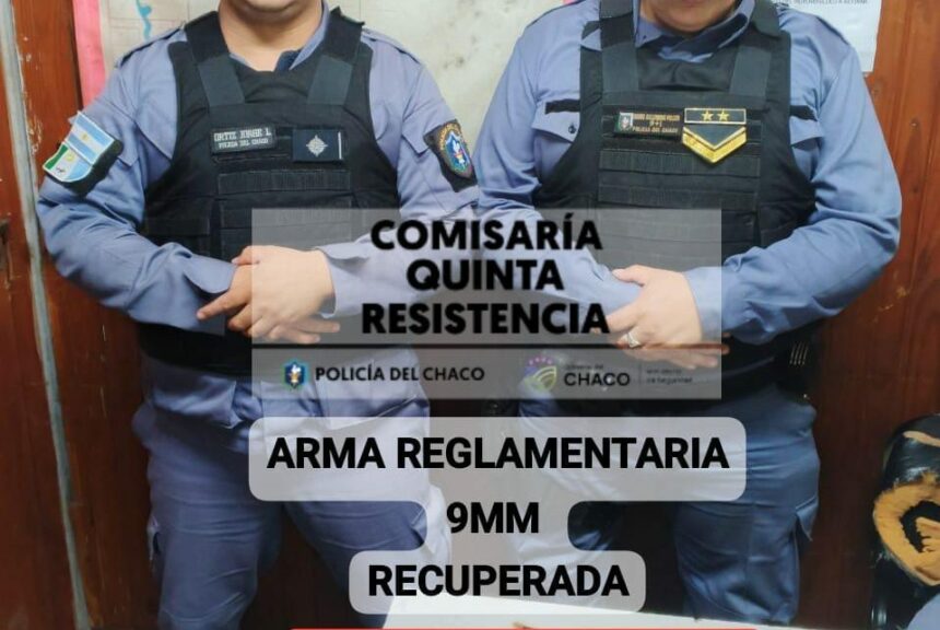 RESISTENCIA: Detuvieron A Un Joven Con Un Arma Robada A Un Efectivo Policial