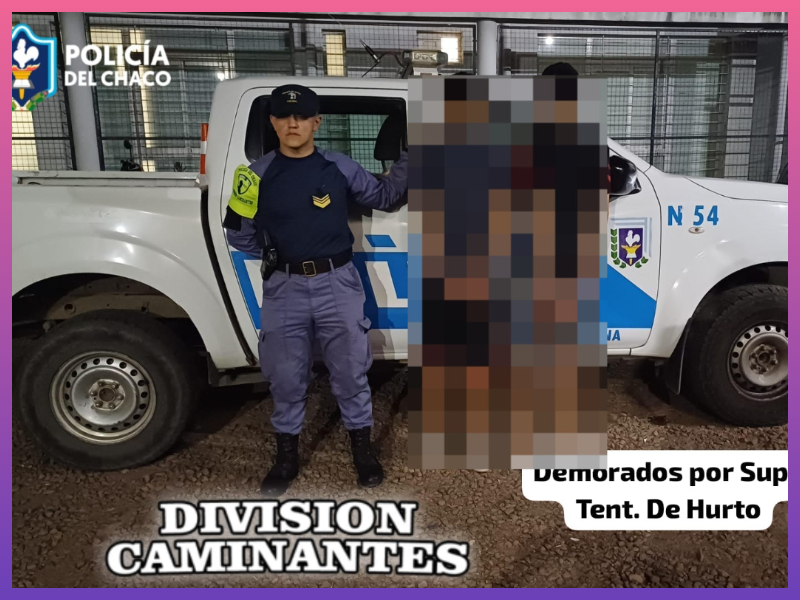 RESISTENCIA: Interceptaron A Un Menor Tras Un Arrebato En La Peatonal