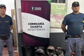 CHACO: Recuperan Partes De Una Moto Robada En Un Baldío