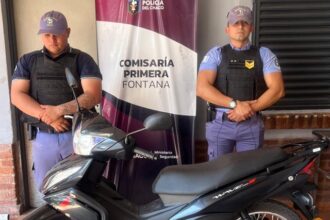 FONTANA: Rápido Accionar Para Restituir Una Moto Robada