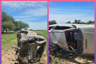 CHACO: Violento Vuelco En Ruta 16: Dos Hombres Resultaron Hospitalizados