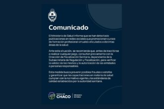 Salud Alerta Por Cursos No Autorizados, Publicados En Redes