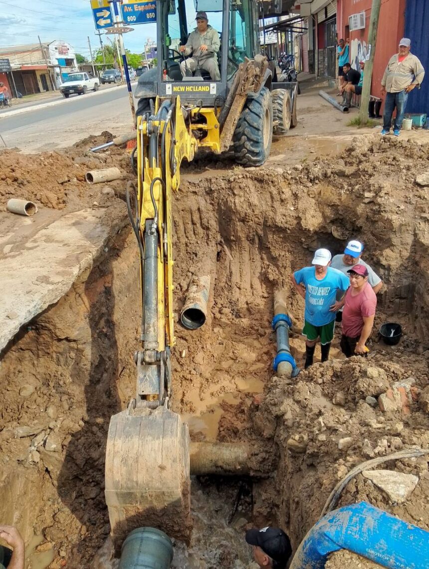 Sameep Reparó Cañerías Y Normalizó El Servicio En Barranqueras