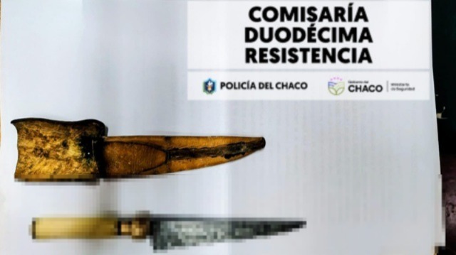 CHACO: Detuvieron A Un Violento Y Secuestraron Un Cuchillo En Su Poder
