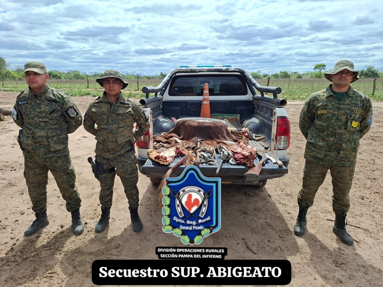 PAMPA DEL INFIERNO: Secuestraron 15 Kilos De Producto Cárnico