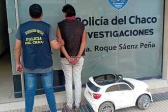 SÁENZ PEÑA: Preso Por Robar Un Mercedes Benz De Juguete