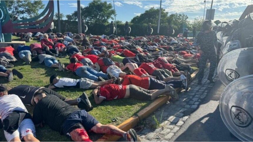 Video: así detuvieron a Bebote Álvarez y más de 200 barras de Independiente para evitar un choque entre facciones