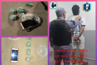 SANTA SYLVINA: Detuvieron A Un Joven Con Marihuana