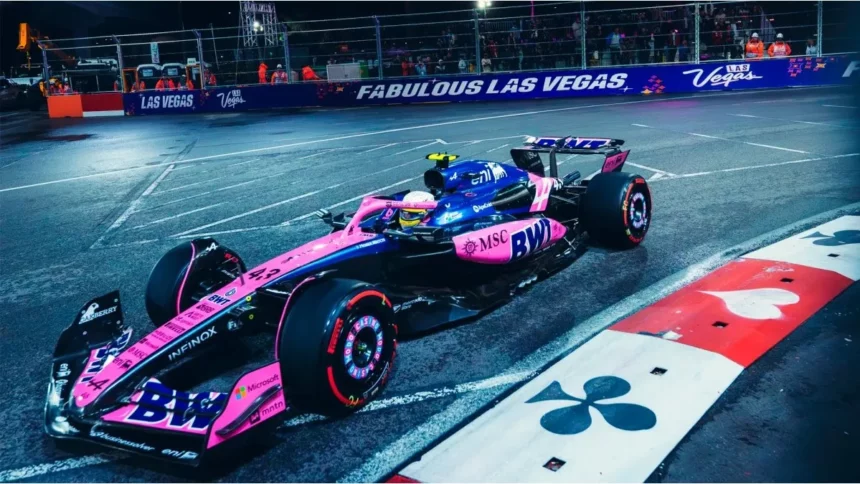 Franco Colapinto sufrió una carrera adversa en Las Vegas y quedó atrapado en el caos que revirtió el resultado del GP