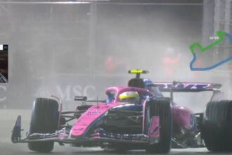 La sorprendente salvada de Franco Colapinto en la clasificación del Gran Premio de Las Vegas