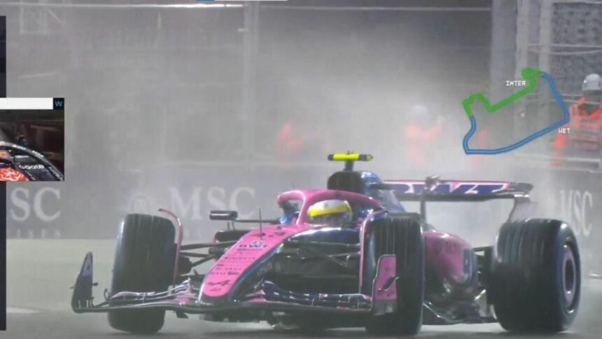 La sorprendente salvada de Franco Colapinto en la clasificación del Gran Premio de Las Vegas