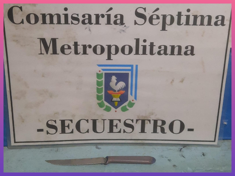 CHACO:  Aprehendieron A Un Hombre Por Agredir A Otro Con Un Cuchillo