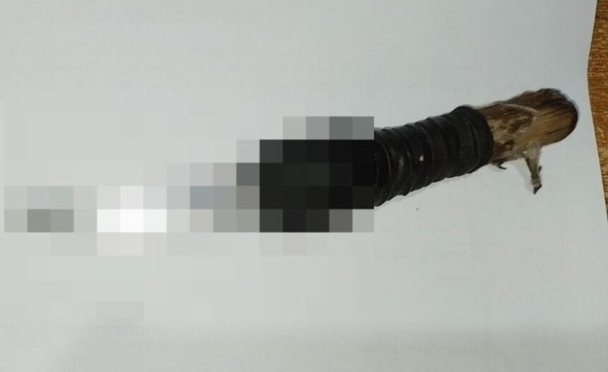 CHACO:   Intentaba Entrar A Las Casas Pero Lo Demoraron, Tenía Un Cuchillo En Su Poder