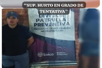 RESISTENCIA:   Una Mujer Fue Detenida Tras Intentar Robar Un Celular Y Un Termo