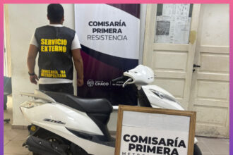 CHACO: En Menos De 24 Horas Recuperan Una Moto En “La Favelita”