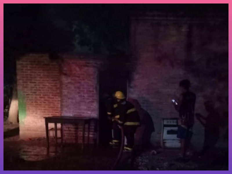 CORZUELA: Una Vivienda Quedó Envuelta En Llamas Durante La Madrugada