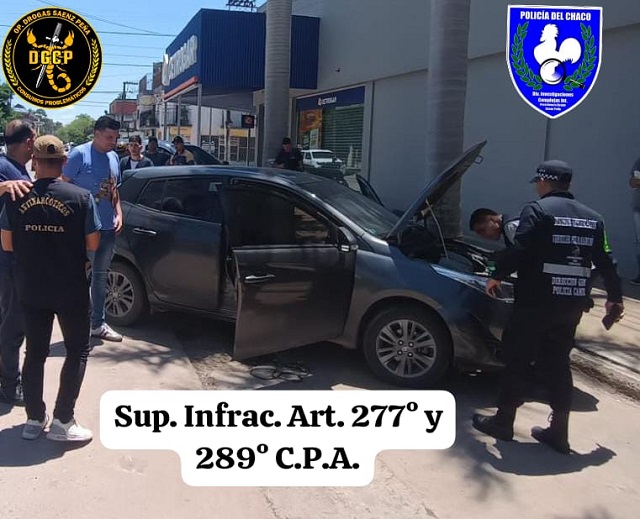SAENZ PEÑA: Interceptan Un Auto Robado En Buenos Aires