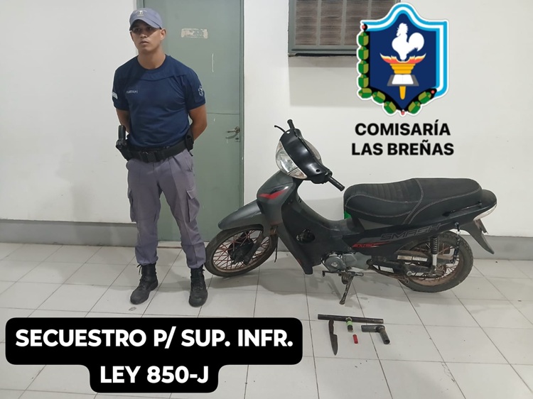 LAS BREÑAS: Menor Intentaba Huir Descartando Un Arma Casera