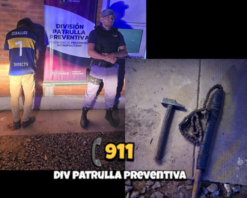 RESISTENCIA:  Terminó Demorado Por Causar Desorden En La Vía Pública