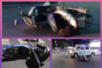 RESISTENCIA: Una Nena De 4 Años Resultó Lesionada En Un Choque En 9 De Julio Y Calle 12