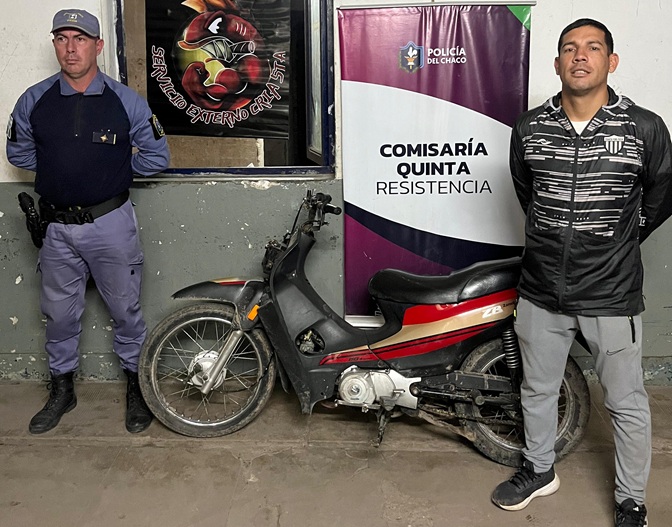 CHACO: Recuperaron Una Motocicleta Robada En El Asentamiento La Rubita