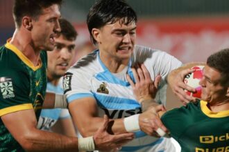 Los Pumas 7s se recuperaron ante Sudáfrica e irán por el quinto puesto en Dubái