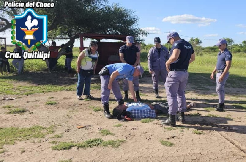 QUITILIPI: Agentes Rescataron A Un Hombre Que Intentó Quitarse La Vida