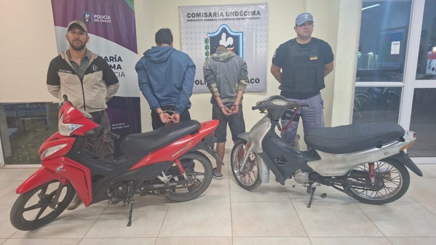 RESISTENCIA: Dos Jóvenes Demorados Con Motocicletas Sin Documentación En La Madrugada