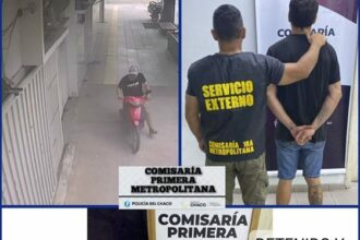 RESISTENCIA: Detuvieron A Un Hombre Por El Robo De Una Motocicleta En El Centro