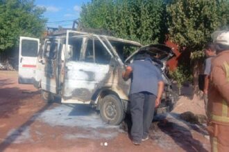 LAS BREÑAS: Una Trafic Se Incendió En Plena Circulación Y Generó Alarma En El Centro